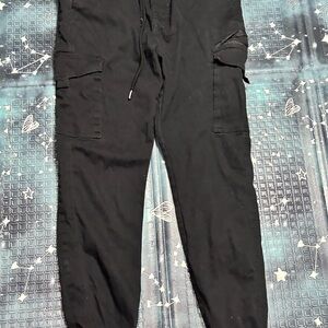 Brooklyn Cloth Men's Jet Black Cargo‎ Pants